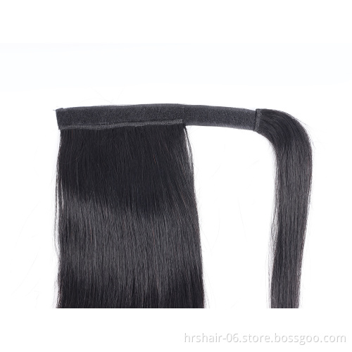 Li&Queen Wholesale Virgin Cuticle Aligned Hair Extensions Drawstring Ponytail 100 Real Brazilian Human Hair Extensions DHL